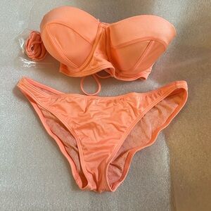 Victoria's Secret Peach Bikini Set